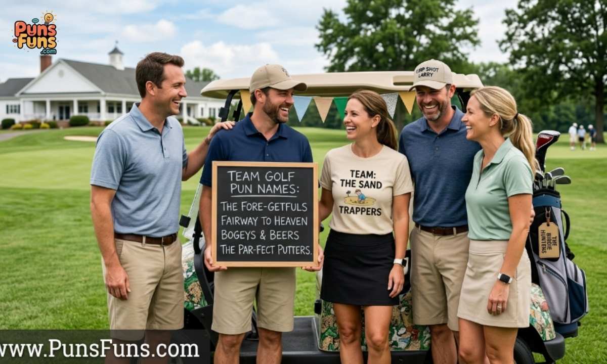 Golf Pun Names, Team Names & Funny Nicknames