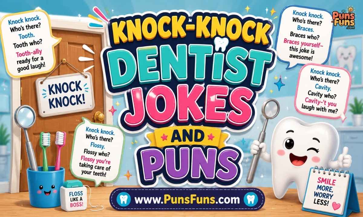 Knock-Knock Dentist Jokes and Puns
