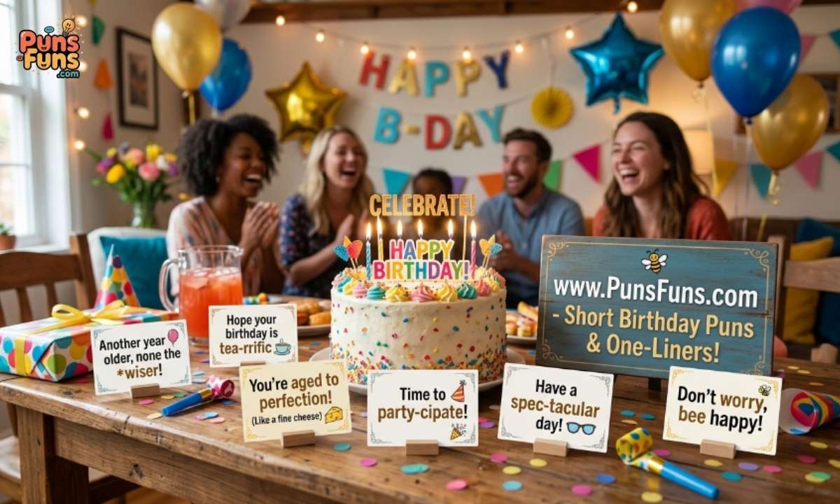 Short Birthday Puns and One-Liners