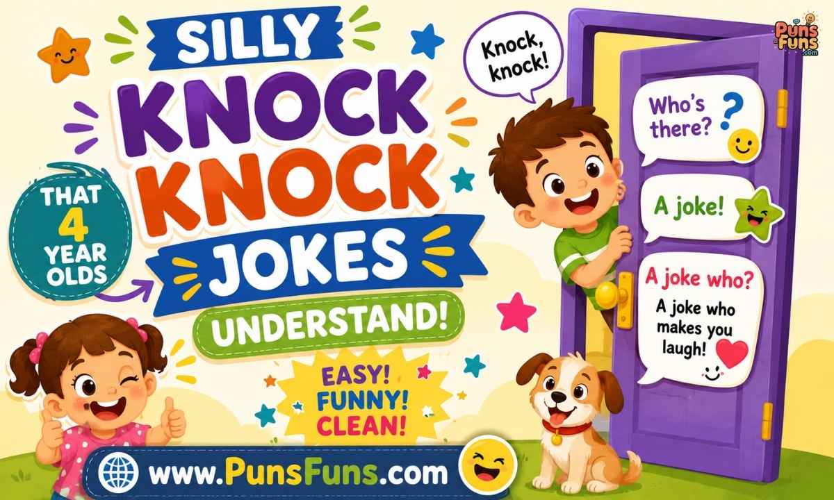 Silly Knock Knock Jokes That 4 Year Olds Understand