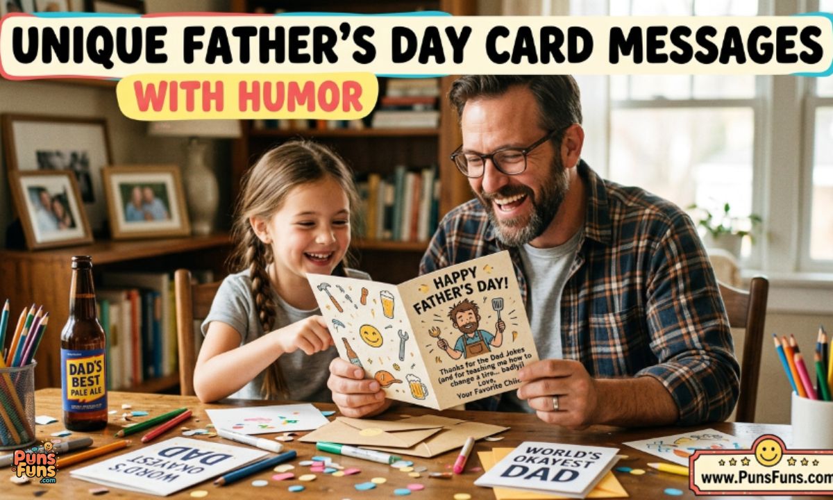 Unique Father's Day Card Messages with Humor