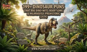 199+ Dinosaur Puns That Are Dino-Mite, Roar-Some & Hilariously Prehistoric (2026)