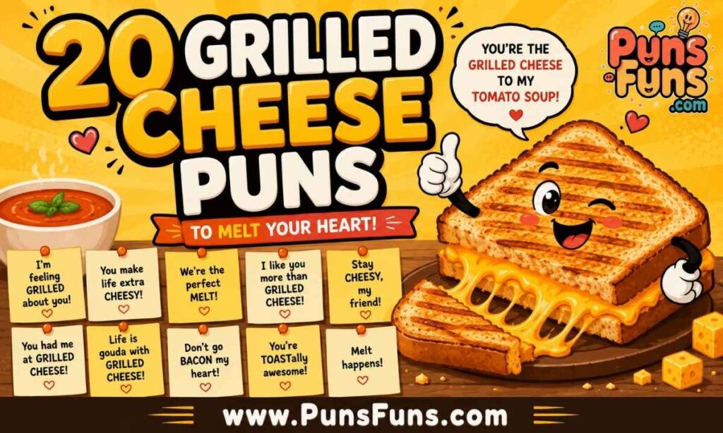20 Grilled Cheese Puns