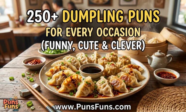 250+ Dumpling Puns for Every Occasion (Funny, Cute & Clever)