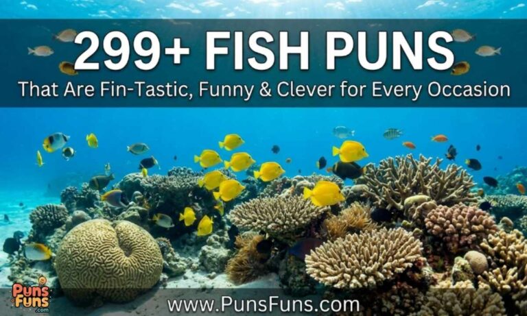 299+ Fish Puns That Are Fin-Tastic, Funny & Clever for Every Occasion