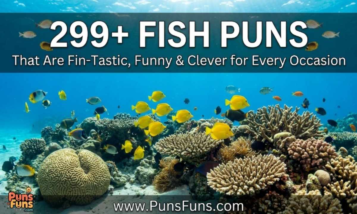 299+ Fish Puns That Are Fin-Tastic, Funny & Clever for Every Occasion