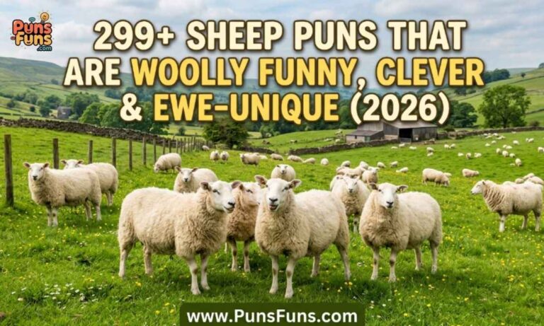 299+ Sheep Puns That Are Woolly Funny, Clever & Ewe-nique (2026)