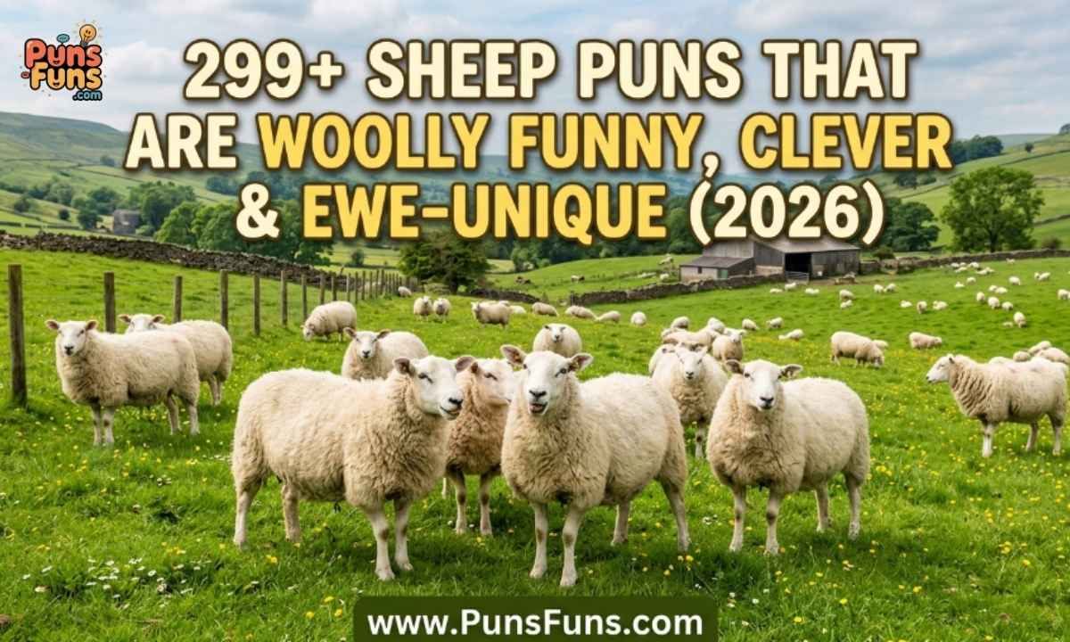 299+ Sheep Puns That Are Woolly Funny, Clever & Ewe-nique (2026)