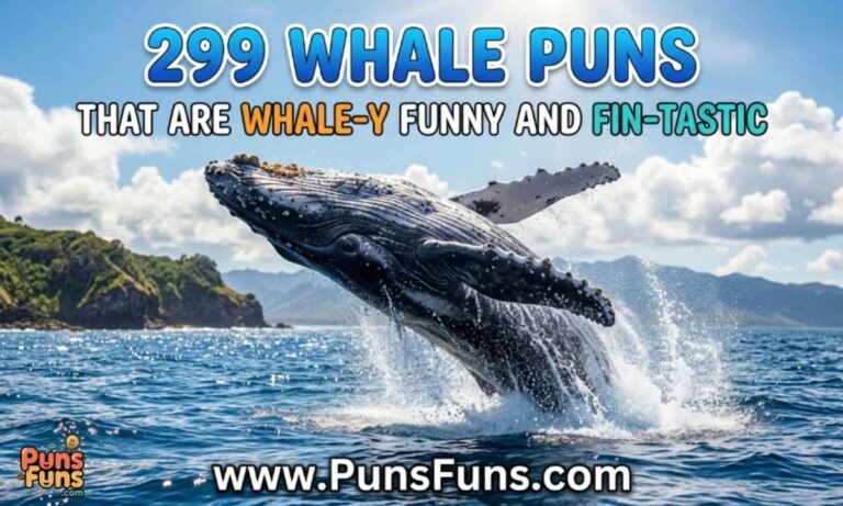 299 Whale Puns That Are Whale-y Funny and Fin-tastic