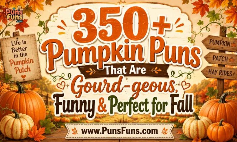 350+ Pumpkin Puns That Are Gourd-geous, Funny & Perfect for Fall