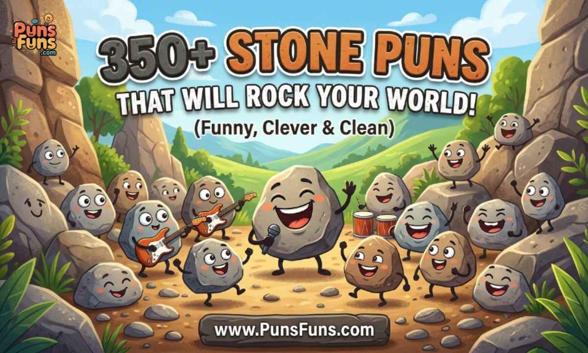 350+ Stone Puns That Will Rock Your World (Funny, Clever & Clean)