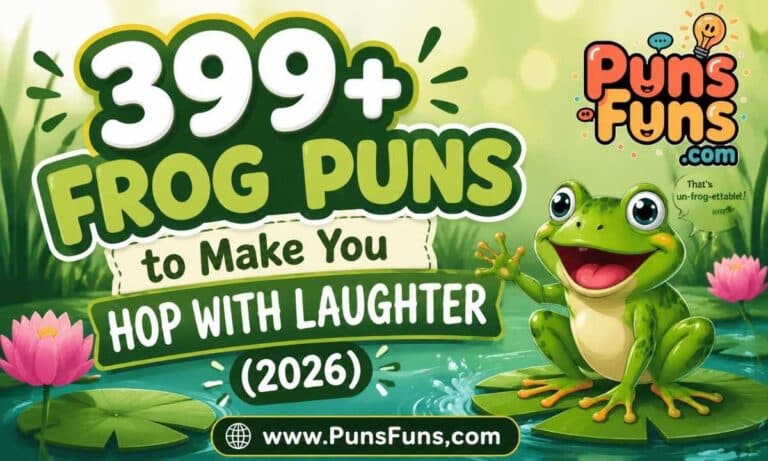 399+ Frog Puns to Make You Hop With Laughter (2026)