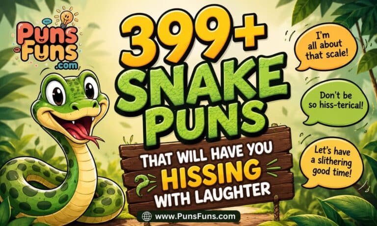 399+ Snake Puns That Will Have You Hissing with Laughter