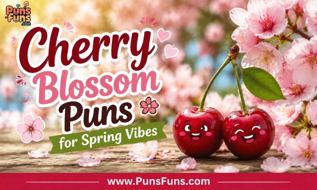 Cherry Blossom Puns for Spring Vibes