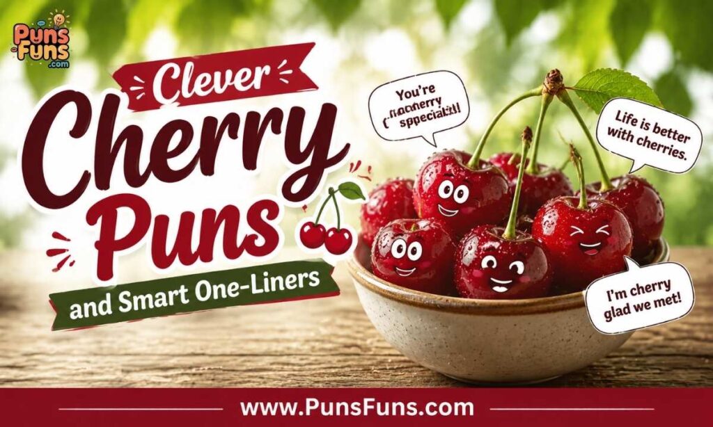 Clever Cherry Puns and Smart One-Liners