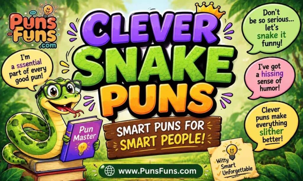 Clever Snake Puns