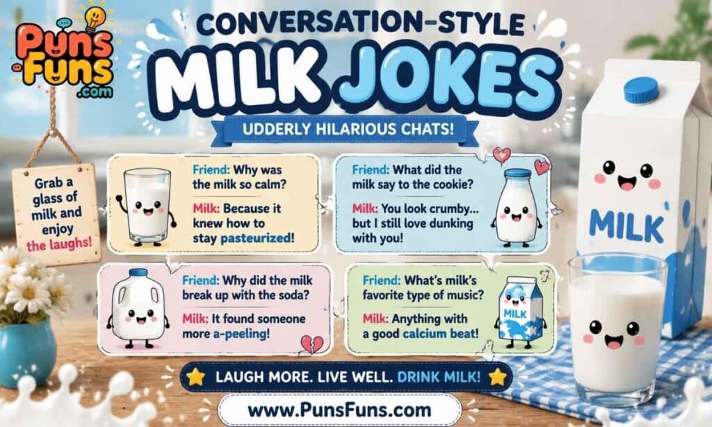Conversation-Style Milk Jokes