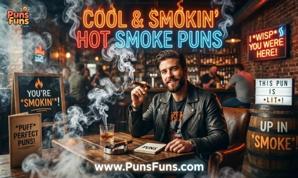 Cool & Smokin' Hot Smoke Puns