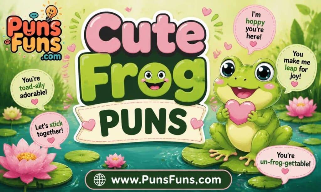 Cute Frog Puns