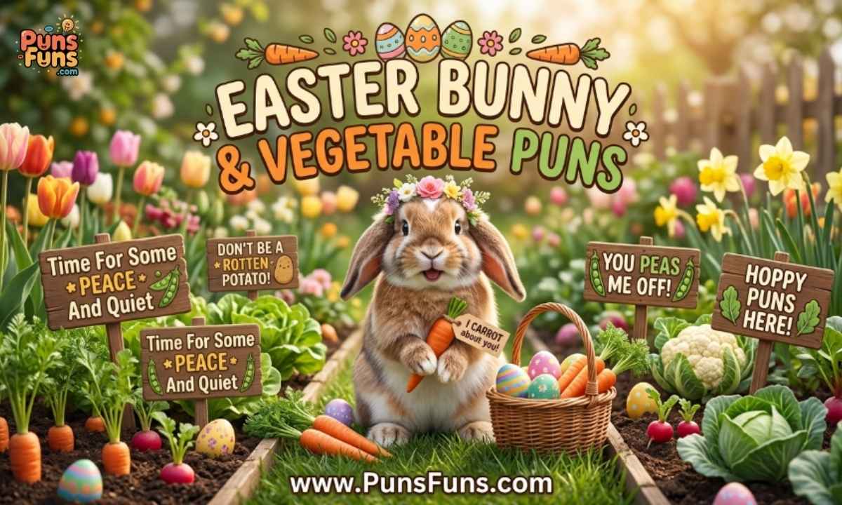 Easter Bunny & Vegetable Puns