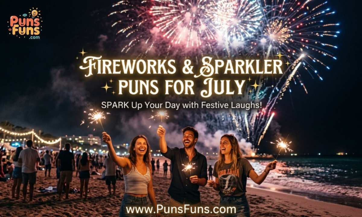 Fireworks and Sparkler Puns for July