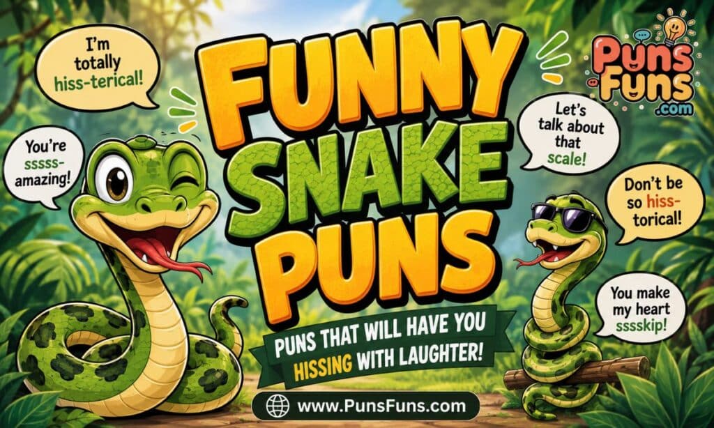 Funny Snake Puns