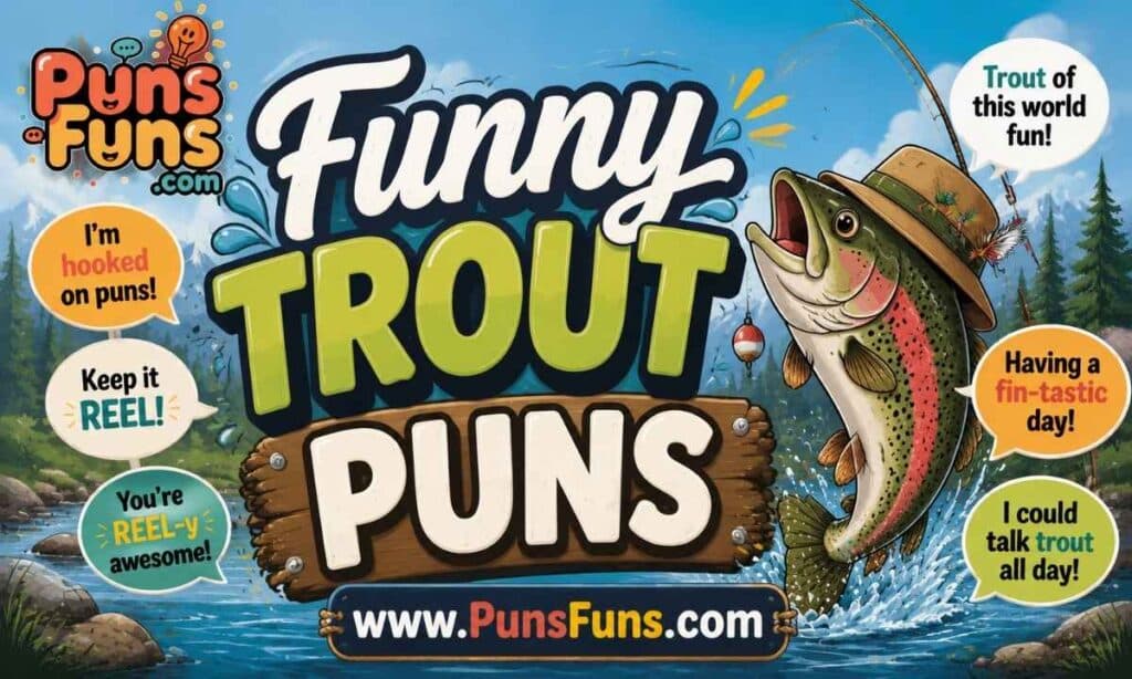 Funny Trout Puns