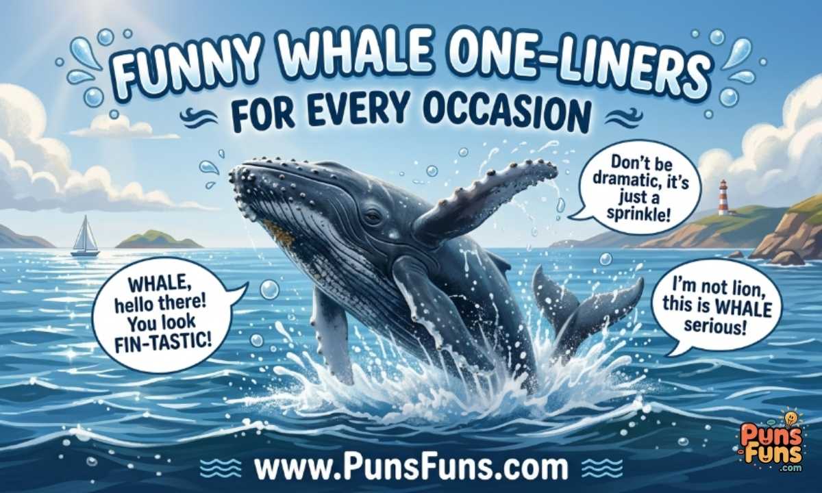 Funny Whale One-Liners for Every Occasion