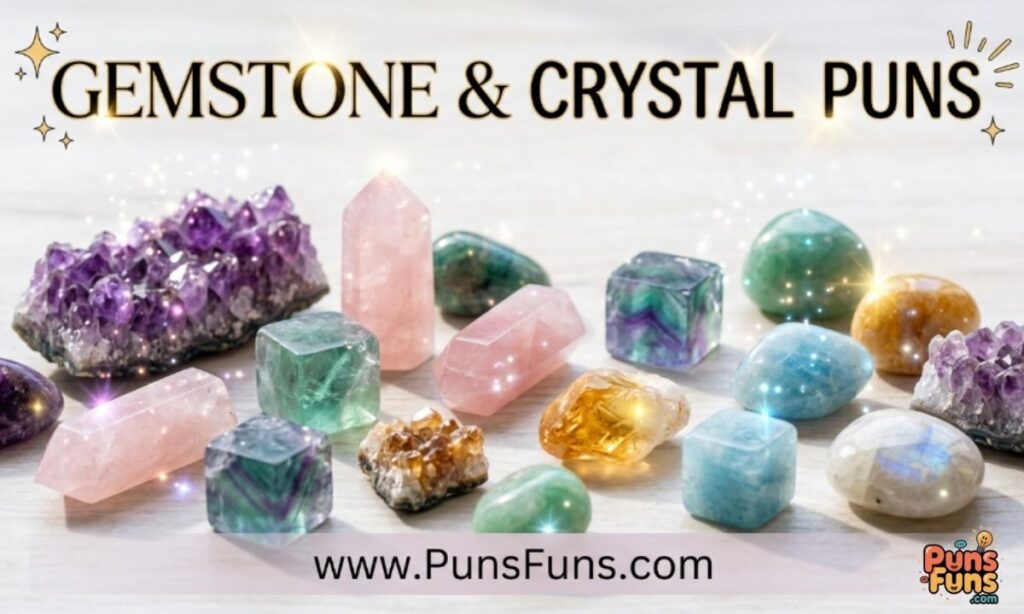 Gemstone & Crystal Puns