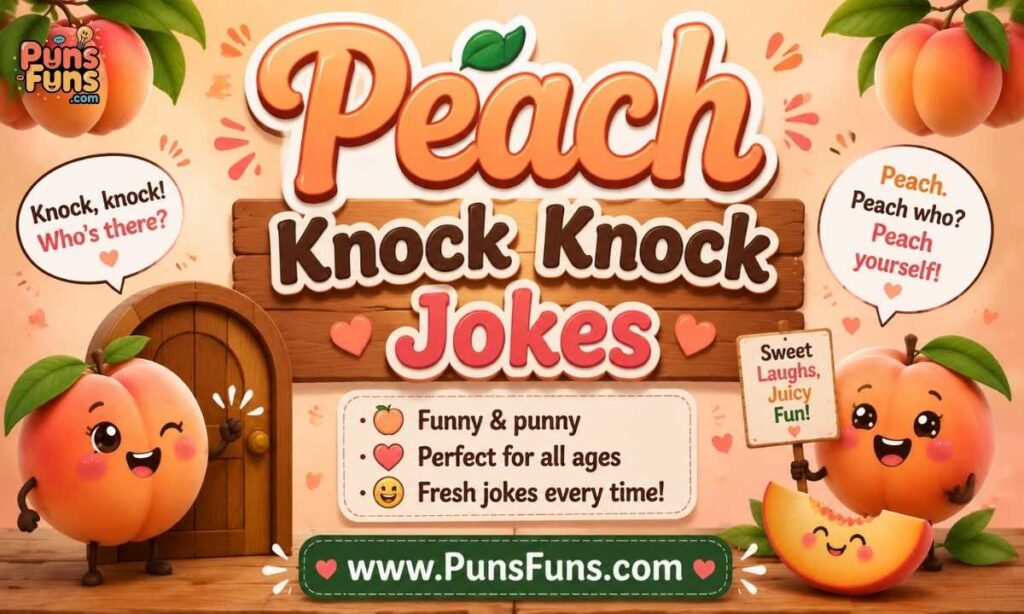 Peach Knock-Knock Jokes