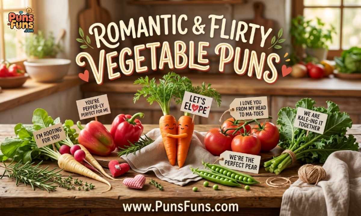 Romantic & Flirty Vegetable Puns