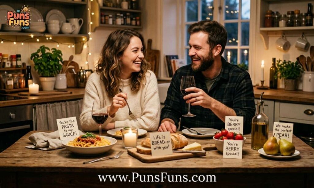 Romantic Food Puns for Couples