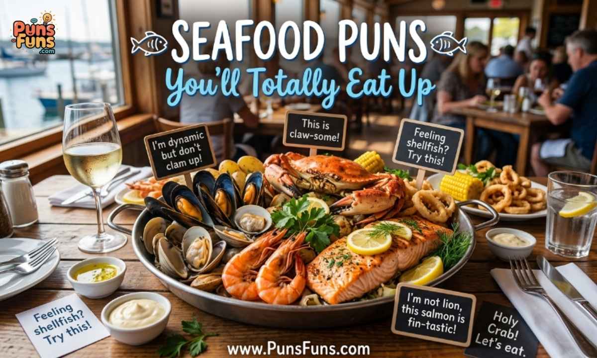 Seafood Puns You'll Totally Eat Up