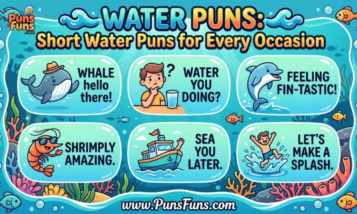 Short Water Puns for Every Occasion