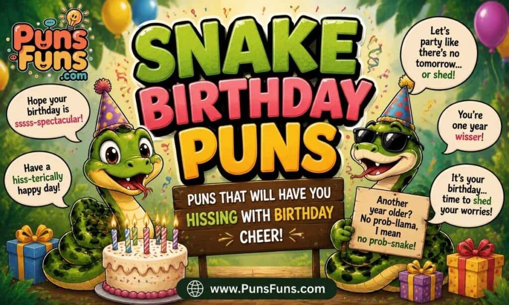 Snake Birthday Puns