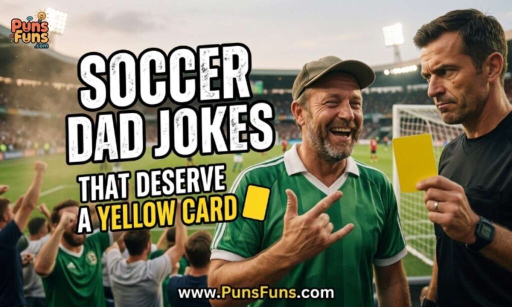 Soccer Dad Jokes That Deserve a Yellow Card