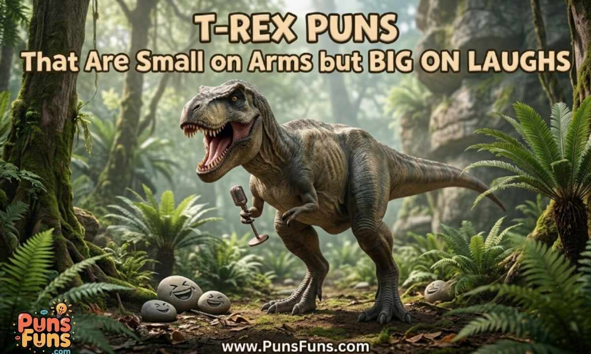 T-Rex Puns That Are Small on Arms but Big on Laughs