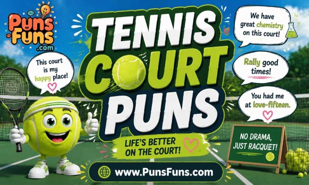 Tennis Court Puns