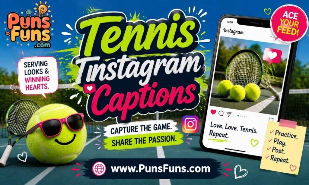 Tennis Instagram Captions