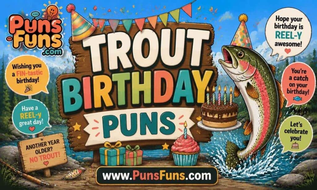 Trout Birthday Puns