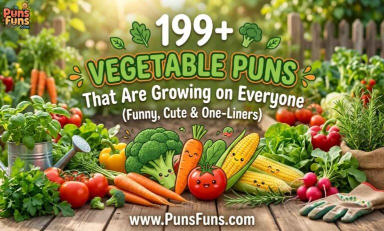 🥦 199+ Vegetable Puns That Are Growing on Everyone (Funny, Cute & One-Liners)