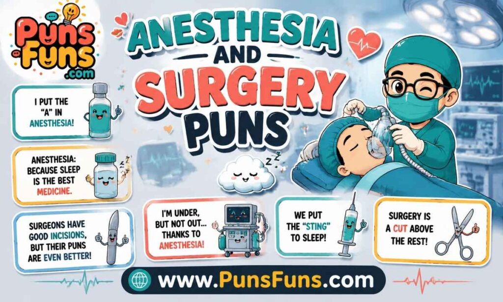 Anesthesia and Surgery Puns