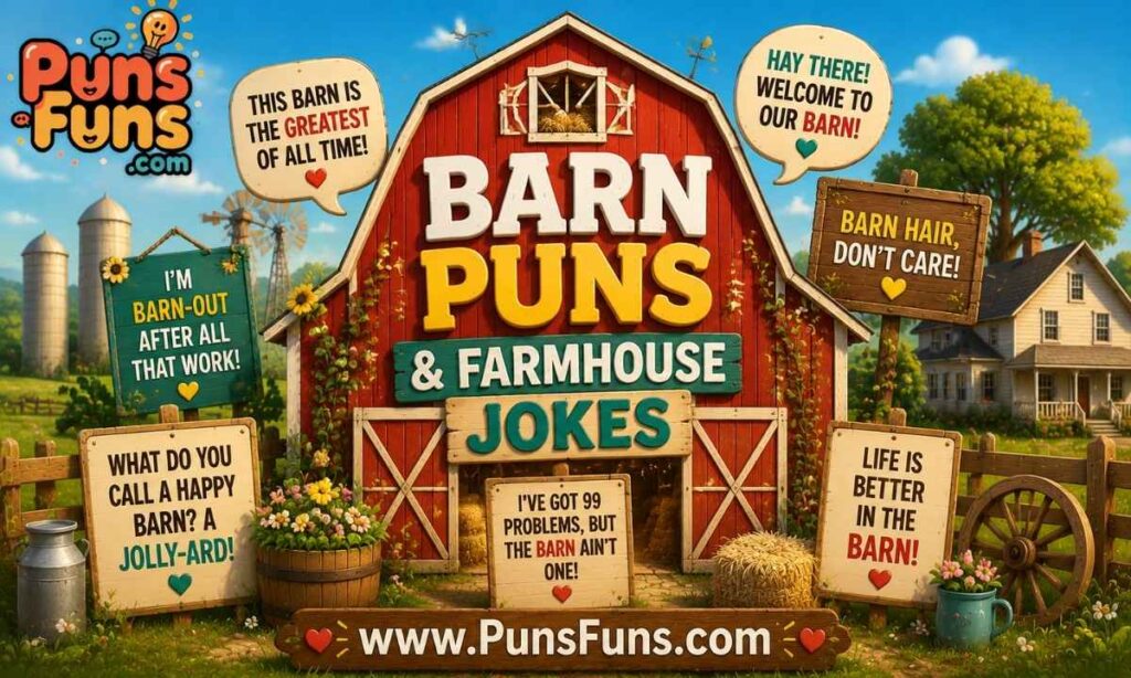 Barn Puns and Farmhouse Jokes