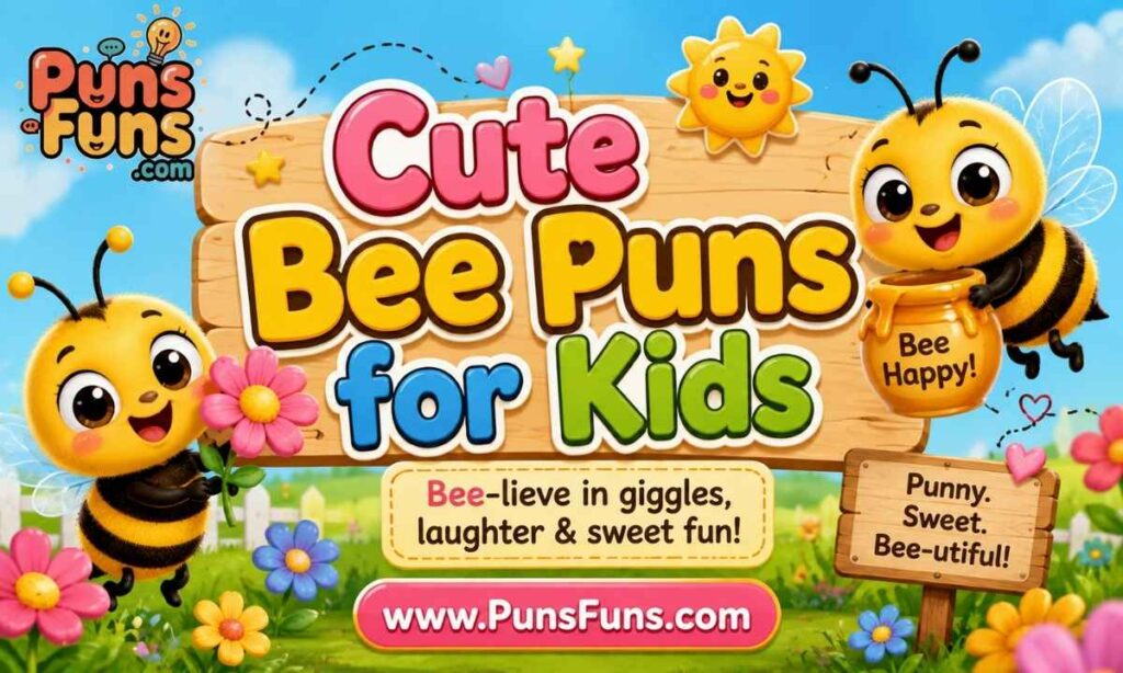 Cute Bee Puns for Kids