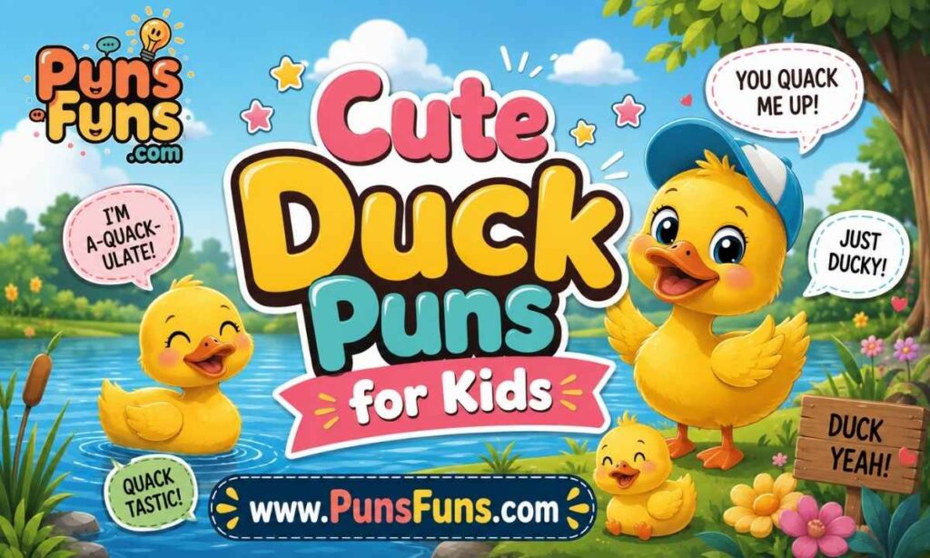 Cute Duck Puns for Kids