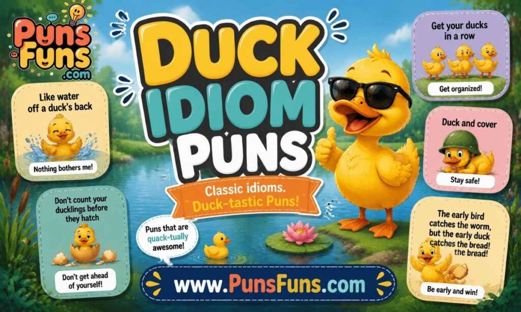 Duck Idiom Puns
