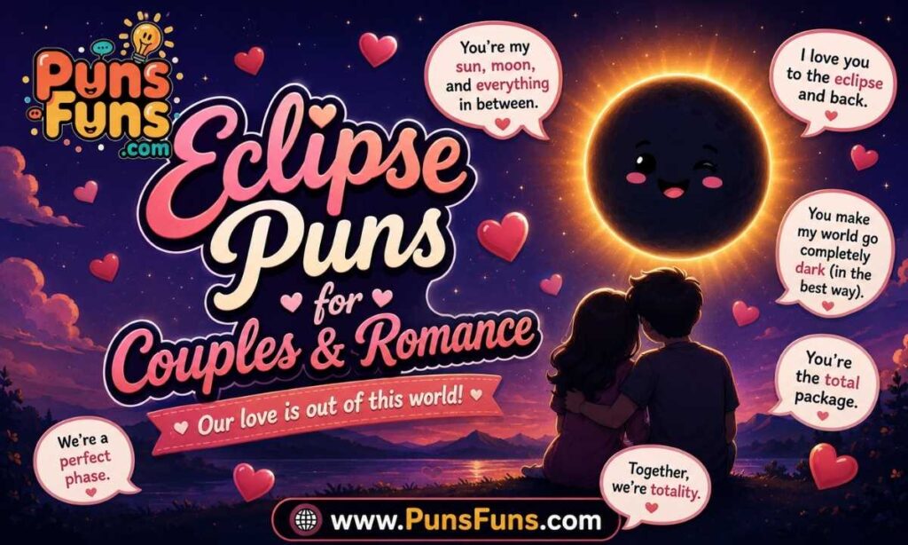 Eclipse Puns for Couples & Romance