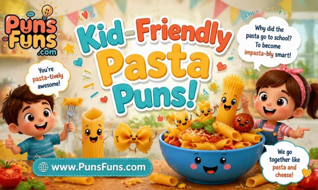 Kid-Friendly Pasta Puns