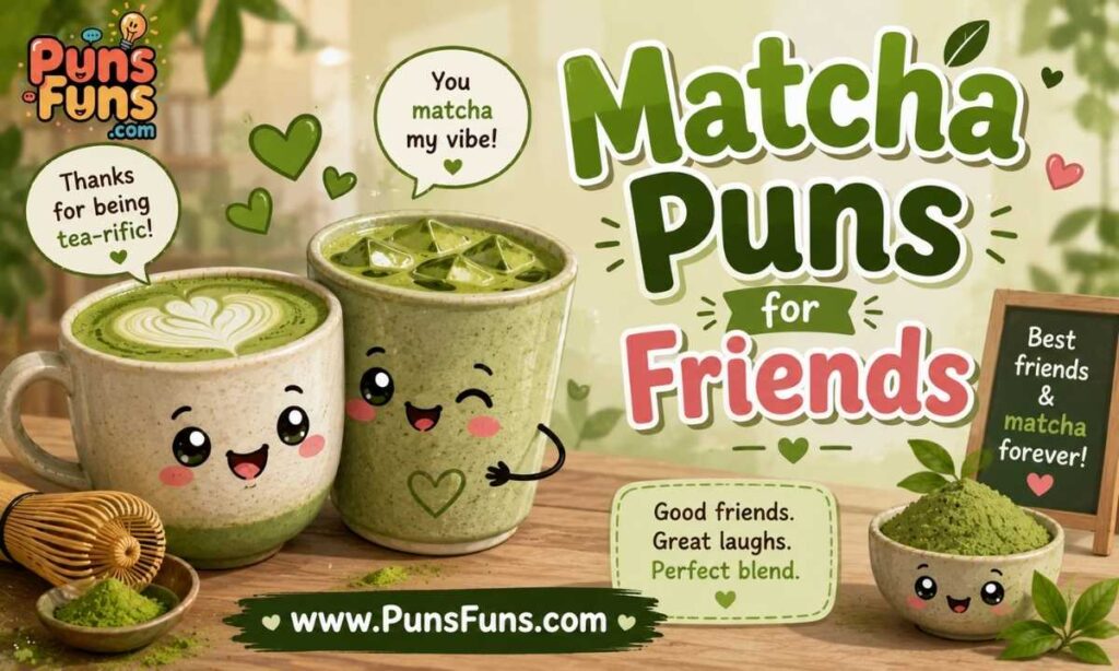 Matcha Puns for Friends