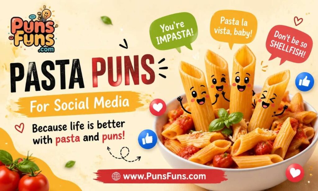 Pasta Puns For Social Media